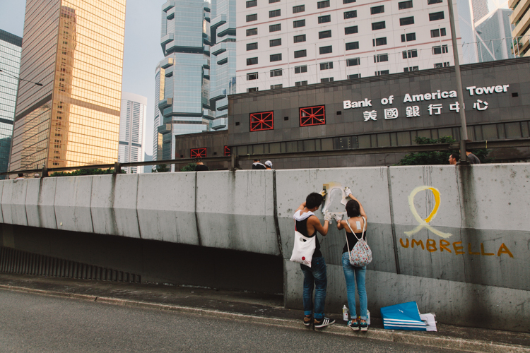 Empty vs Occupied • Occupy Central in Hong Kong