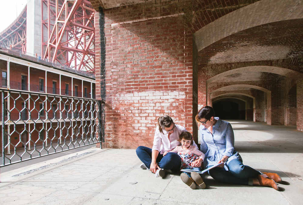 Family Portraits at Fort Point, San Francisco