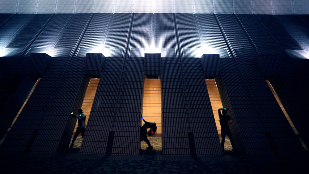 Street dancers at night | Cultural Center Tsim Sha Tsui | video campaign for Hong Kong Tourism Board | by Tracy Wong